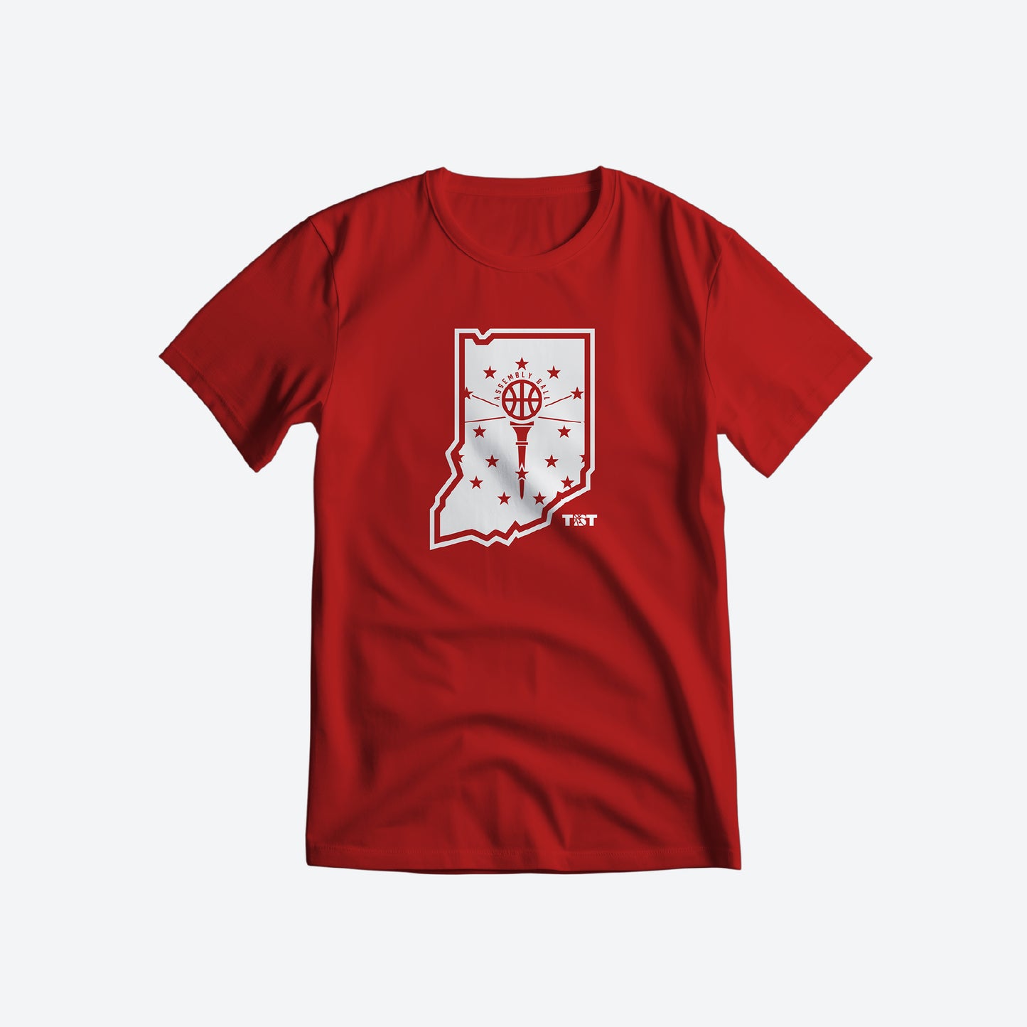 ASSEMBLY BALL STATE FLAG TEE