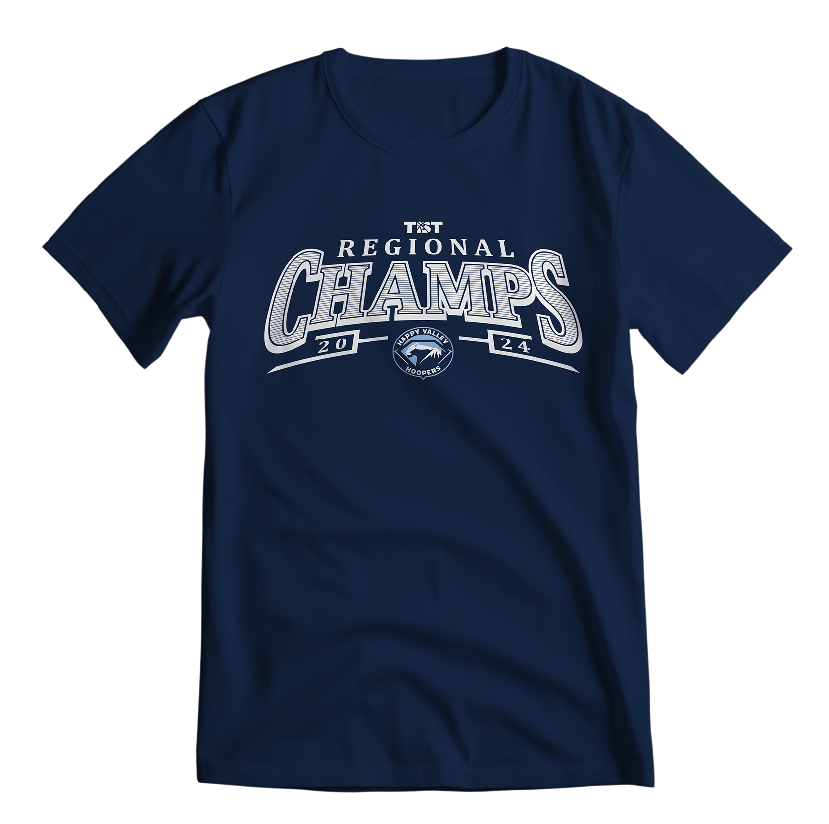 HAPPY VALLEY HOOPERS REGIONAL CHAMPS TSHIRT The Basketball Tournament