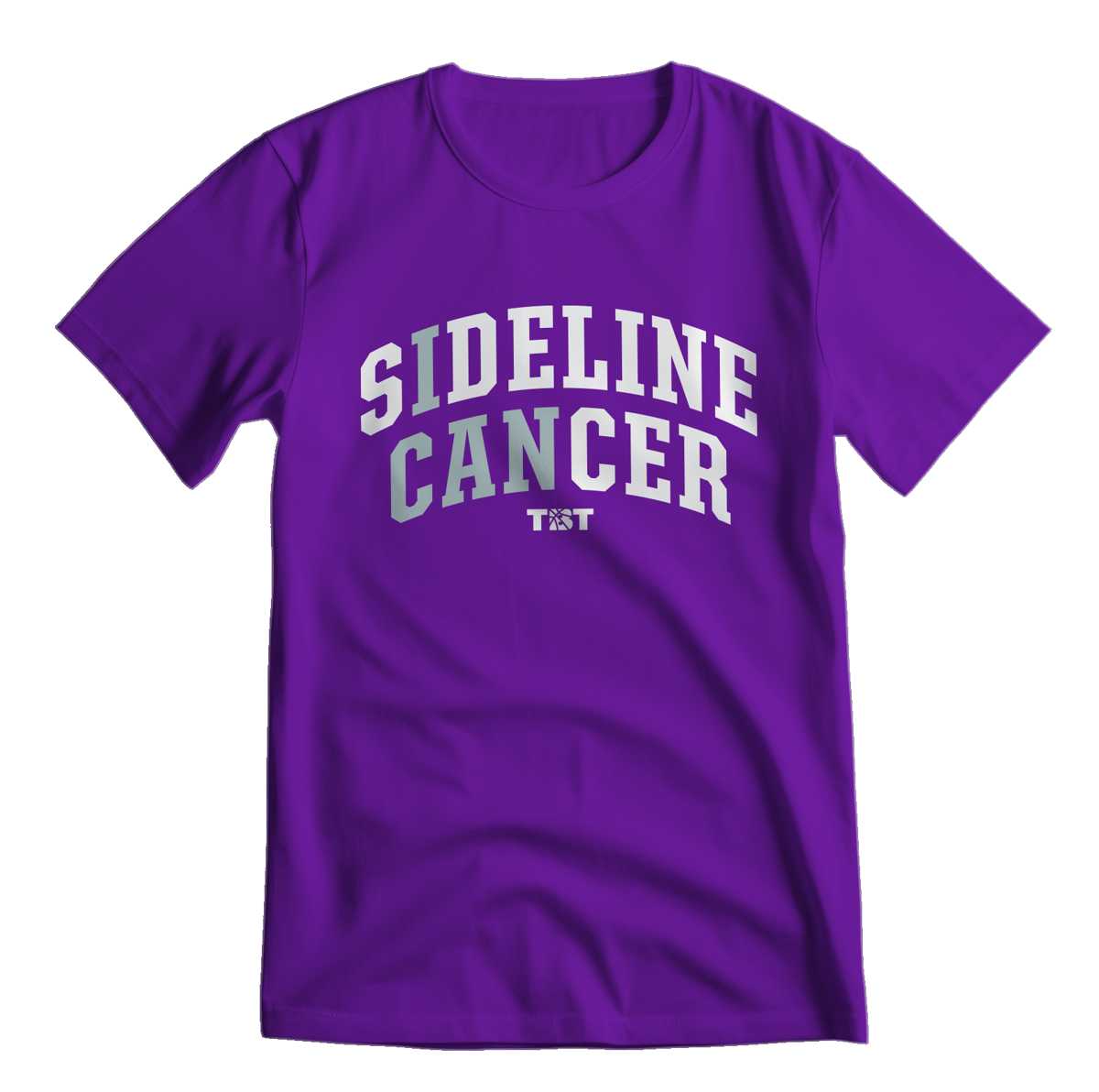 SIDELINE CANCER WORDMARK TSHIRT
