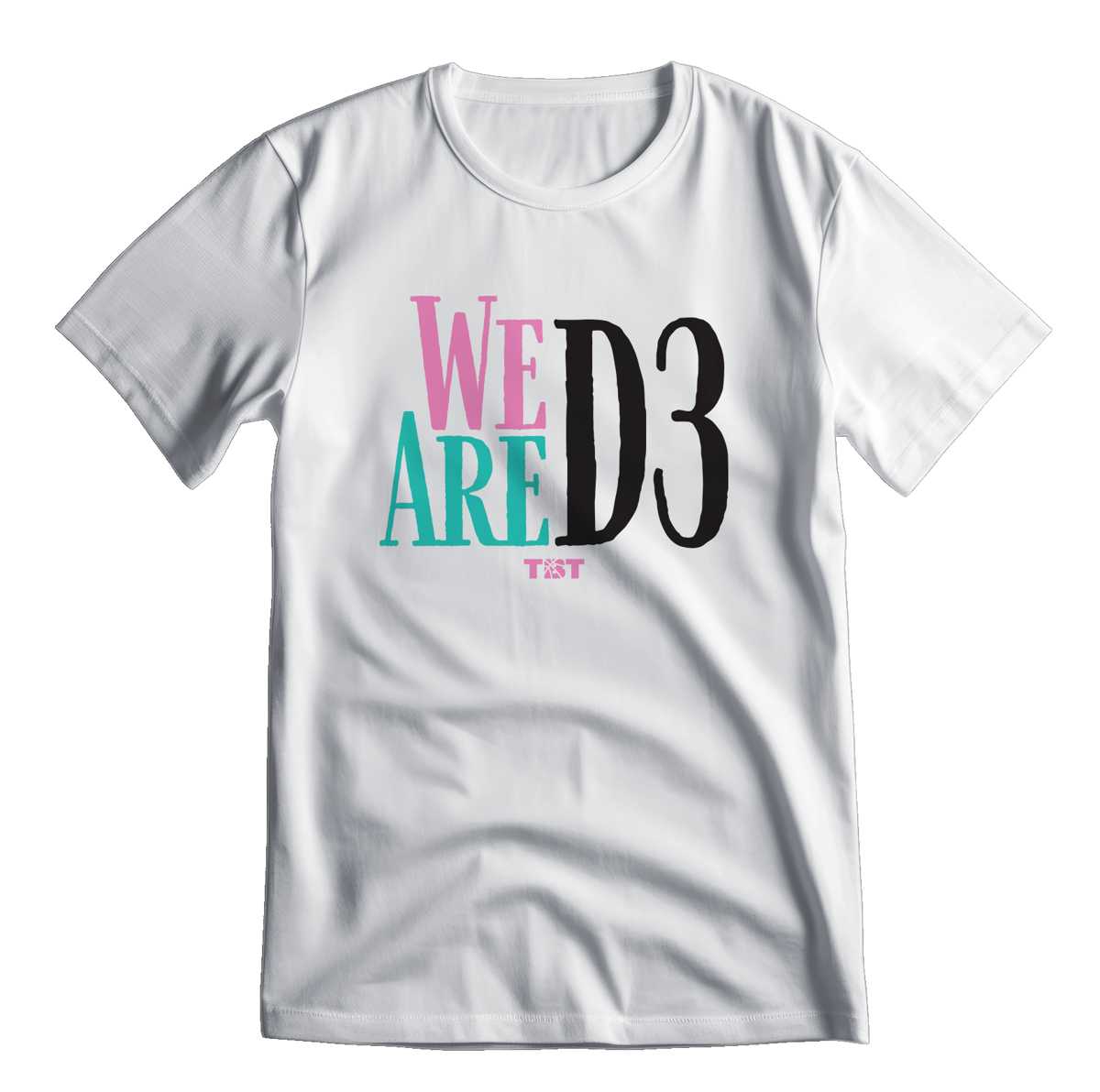 WE ARE D3 WORDMARK TSHIRT