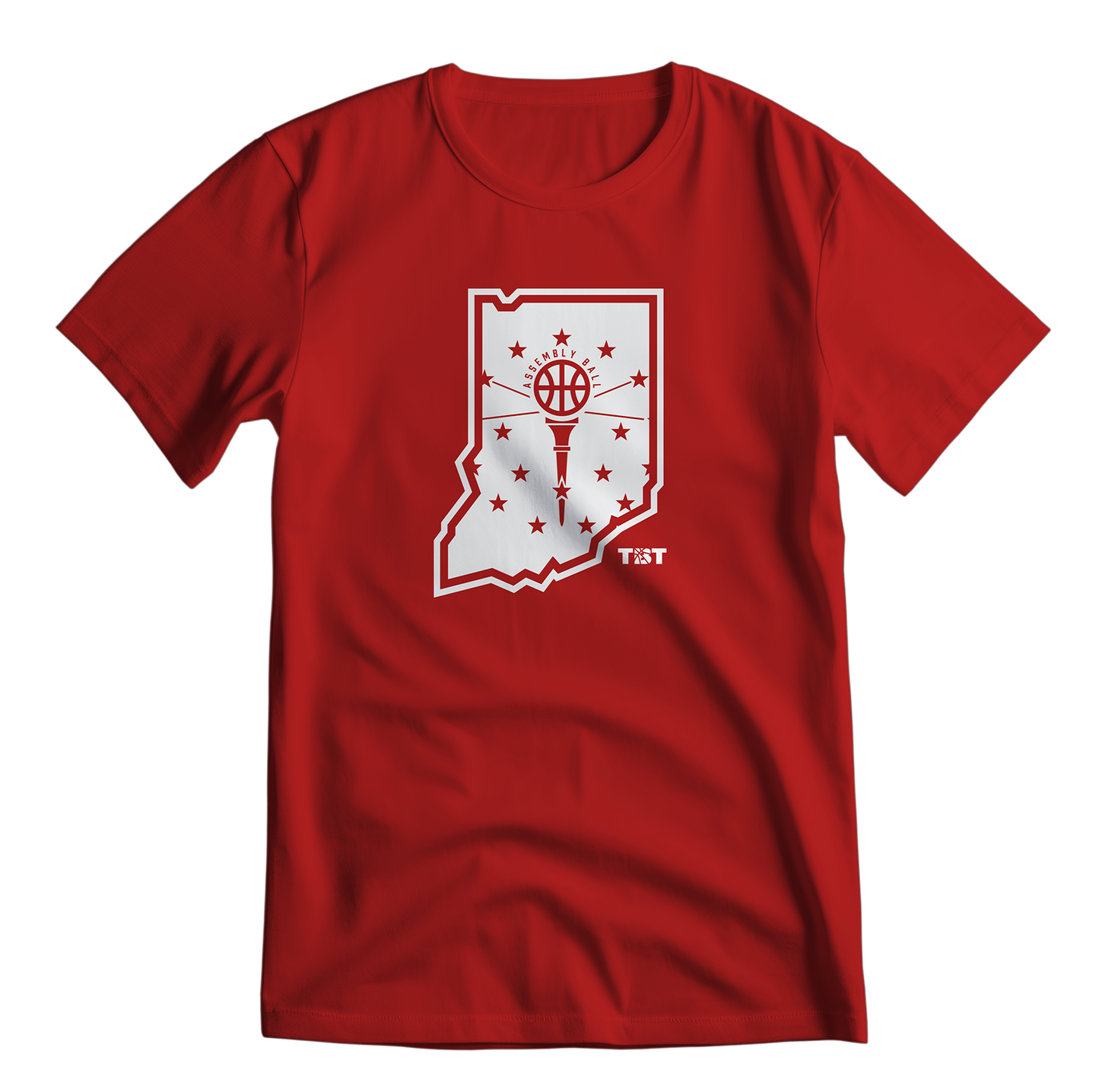 ASSEMBLY BALL STATE FLAG TEE