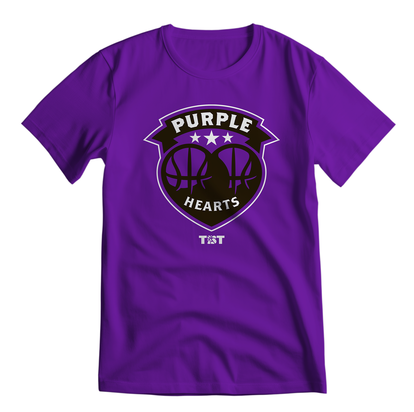 PURPLE HEARTS LOGO TSHIRT