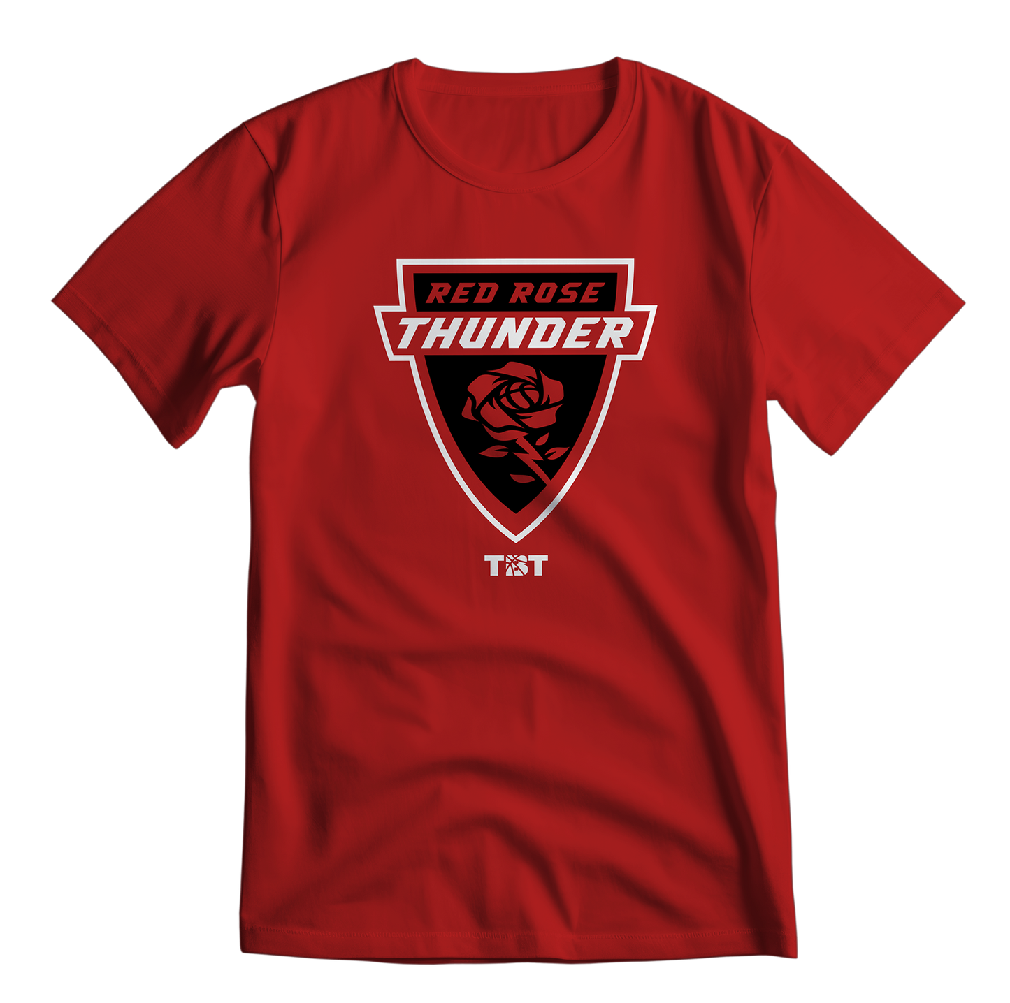 RED ROSE THUNDER LOGO TSHIRT