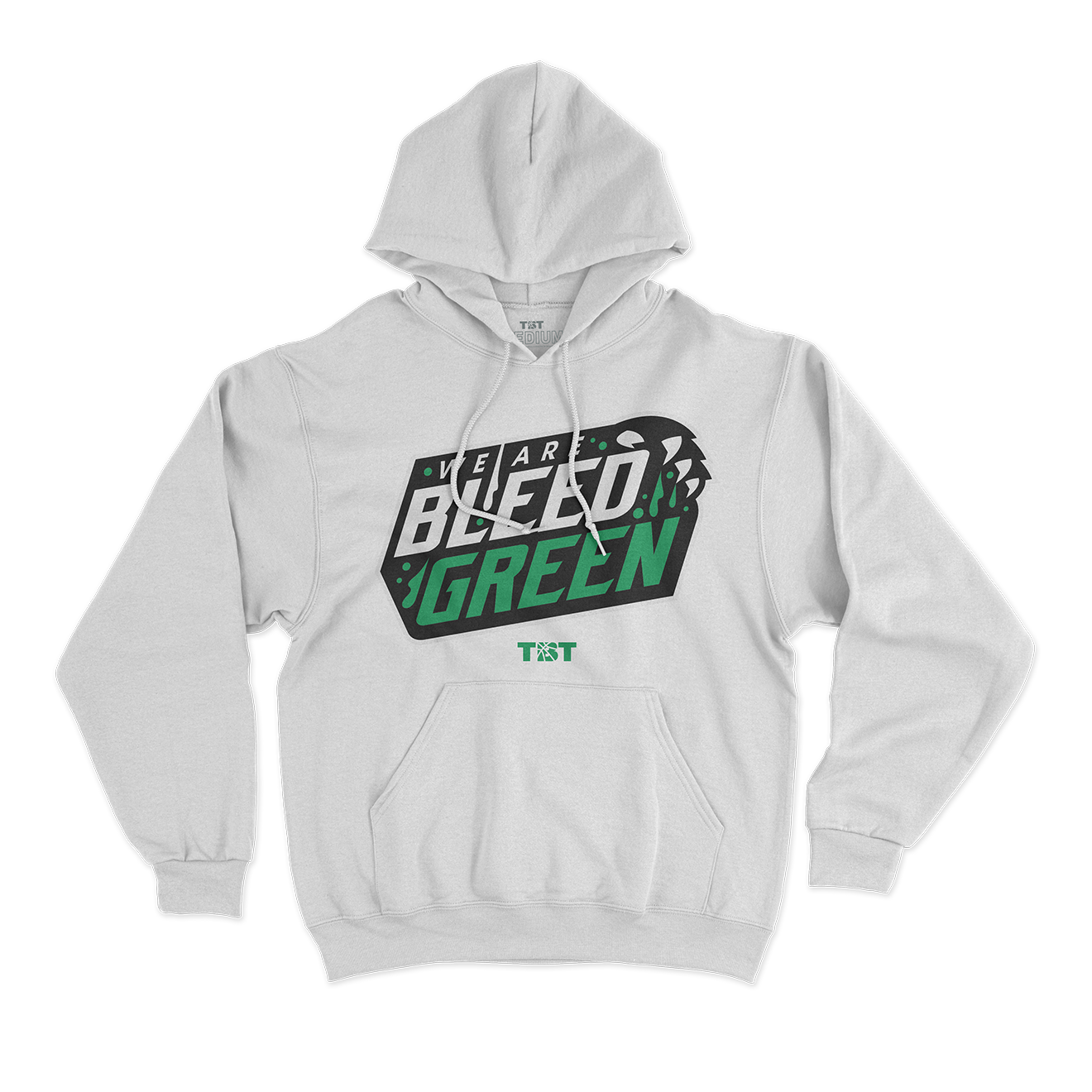 WE ARE BLEED GREEN LOGO HOODIE