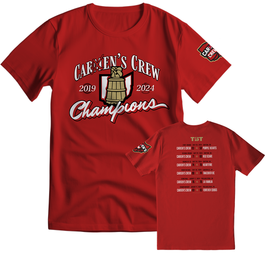 CARMENS CREW 2024 CHAMPIONSHIP TSHIRT